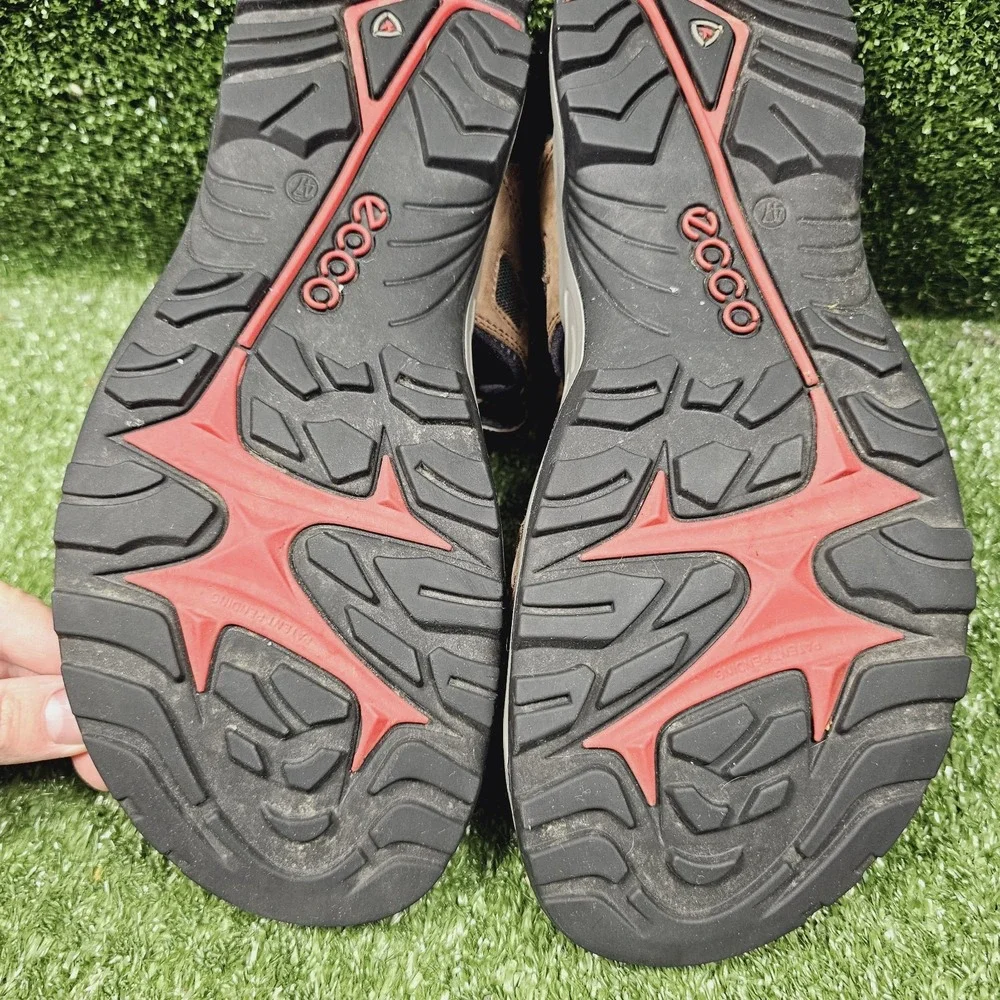 Ecco Yucatan Brown Leather Strappy Athletic Outdoor Hiking Sandals Mens 47 US 13